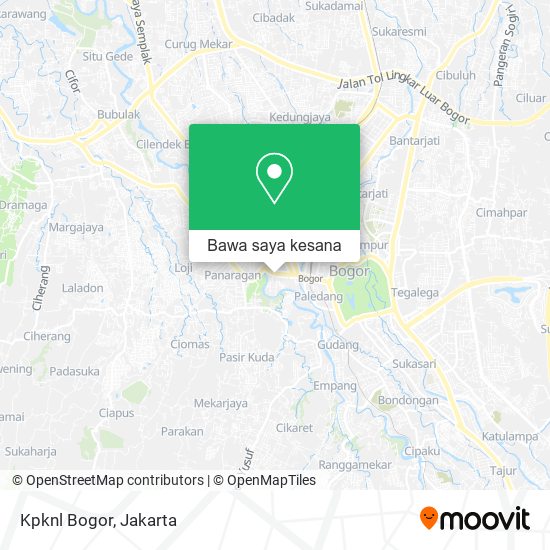 Peta Kpknl Bogor