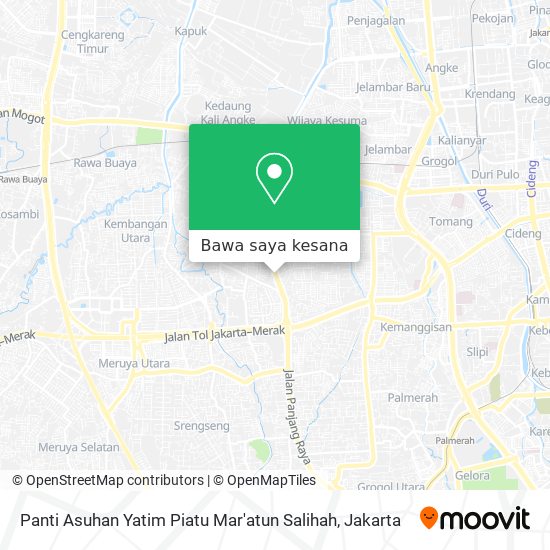 Peta Panti Asuhan Yatim Piatu Mar'atun Salihah
