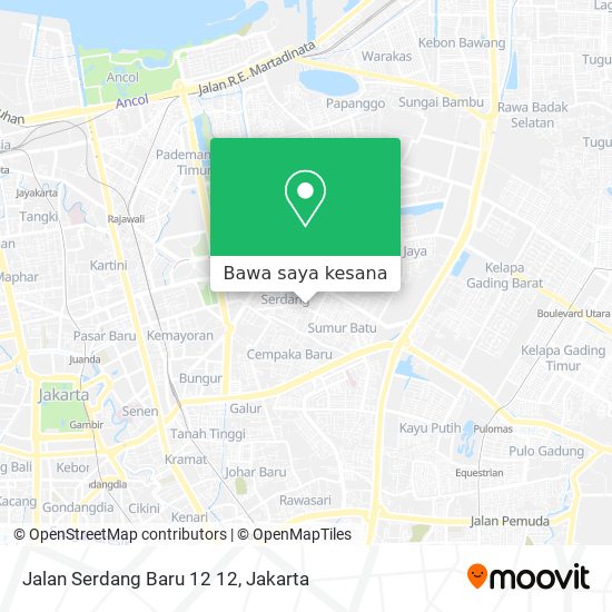 Peta Jalan Serdang Baru 12 12