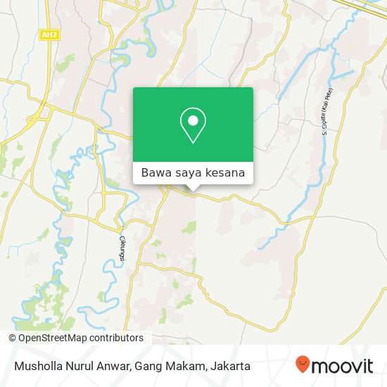 Peta Musholla Nurul Anwar, Gang Makam