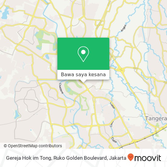 Peta Gereja Hok im Tong, Ruko Golden Boulevard