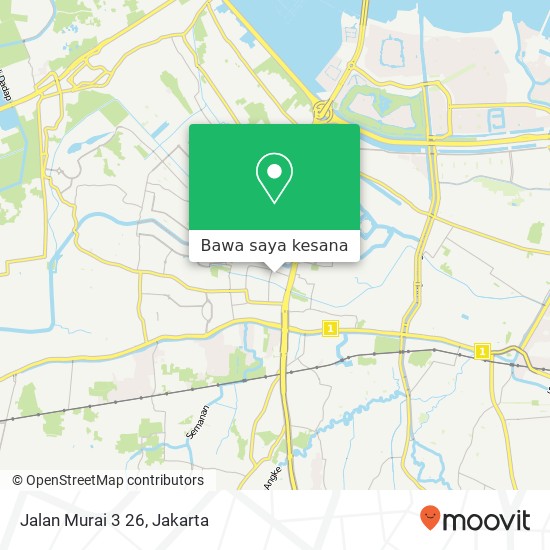 Peta Jalan Murai 3 26, Cengkareng