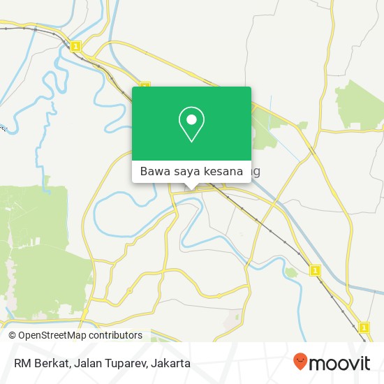 Peta RM Berkat, Jalan Tuparev