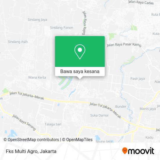 Peta Fks Multi Agro, Jalan Raya Pasar Kemis