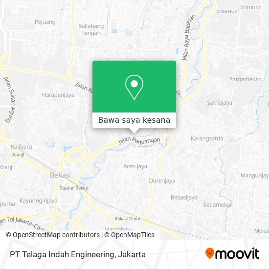 Peta PT Telaga Indah Engineering