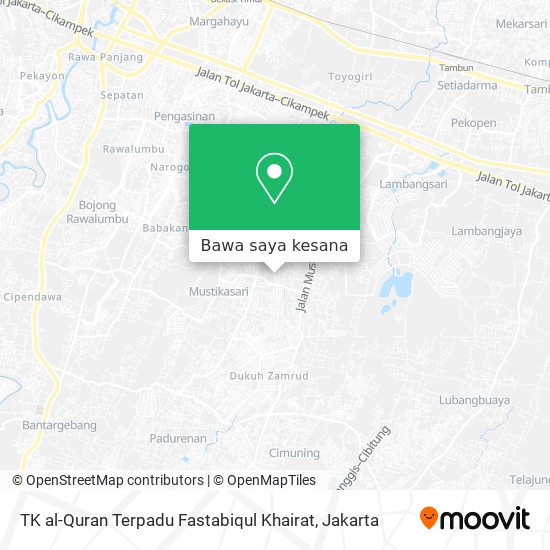 Peta TK al-Quran Terpadu Fastabiqul Khairat