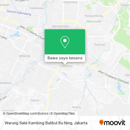 Peta Warung Sate Kambing Balibul Bu Ning