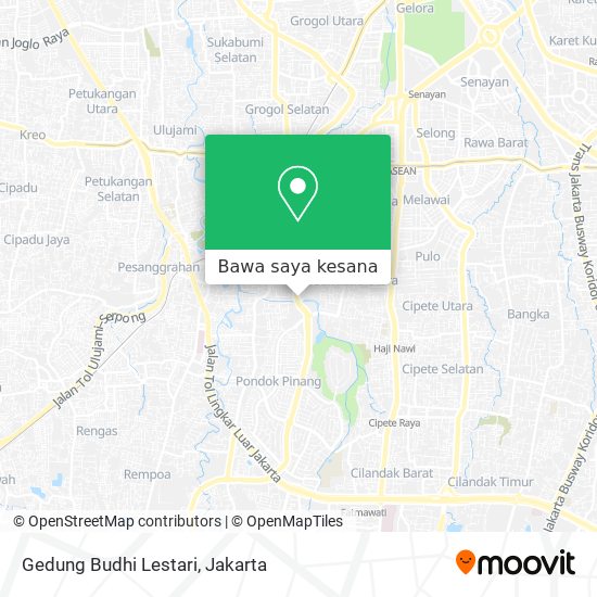 Peta Gedung Budhi Lestari