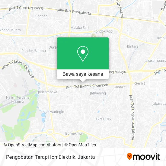 Peta Pengobatan Terapi Ion Elektrik
