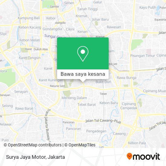 Peta Surya Jaya Motor