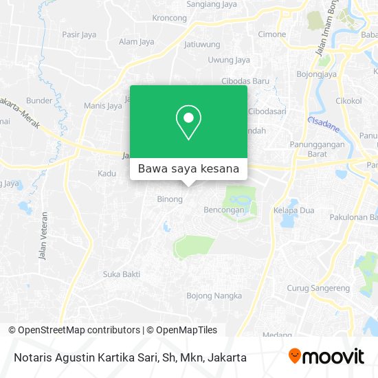 Peta Notaris Agustin Kartika Sari, Sh, Mkn