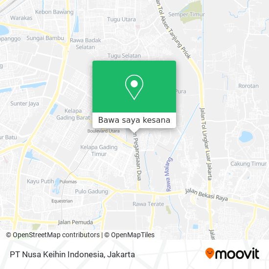 Peta PT Nusa Keihin Indonesia