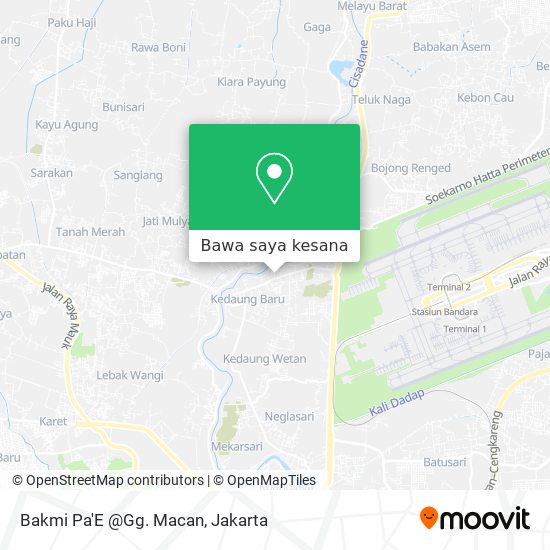 Peta Bakmi Pa'E @Gg. Macan