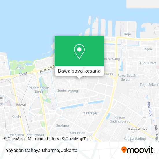 Peta Yayasan Cahaya Dharma