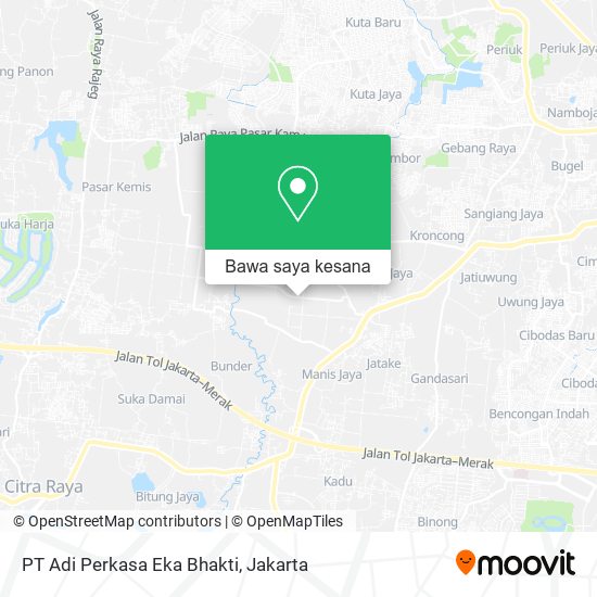 Peta PT Adi Perkasa Eka Bhakti