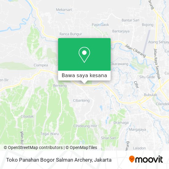Peta Toko Panahan Bogor Salman Archery