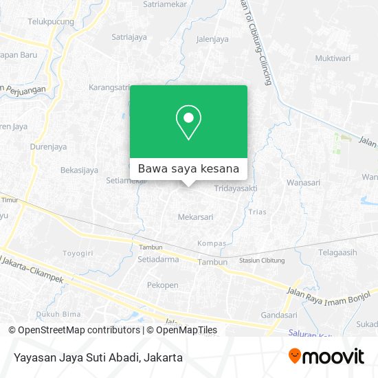 Peta Yayasan Jaya Suti Abadi