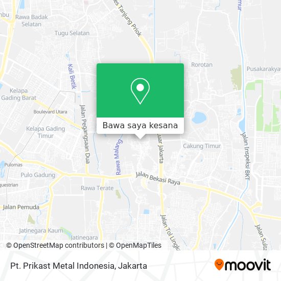 Peta Pt. Prikast Metal Indonesia