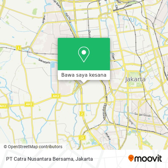 Peta PT Catra Nusantara Bersama