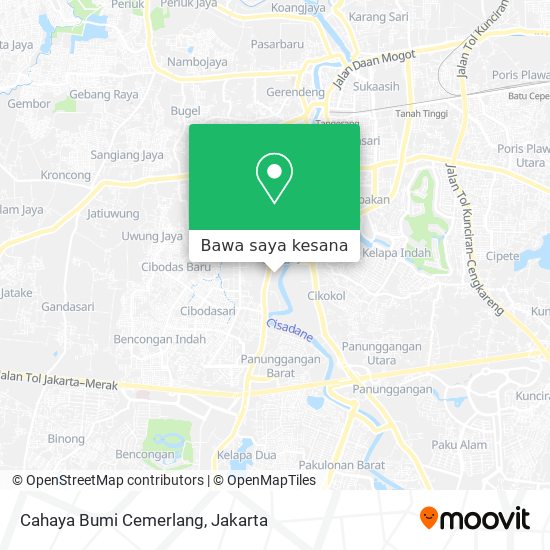 Peta Cahaya Bumi Cemerlang