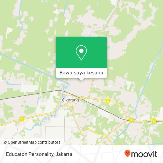 Peta Educaton Personality, Jalan Kh. Fudholi Cikarang Utara