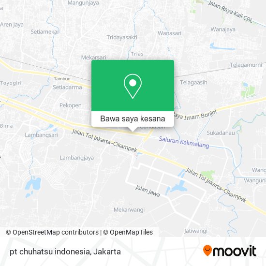 Peta pt chuhatsu indonesia