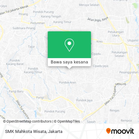 Peta SMK Mahkota Wisata