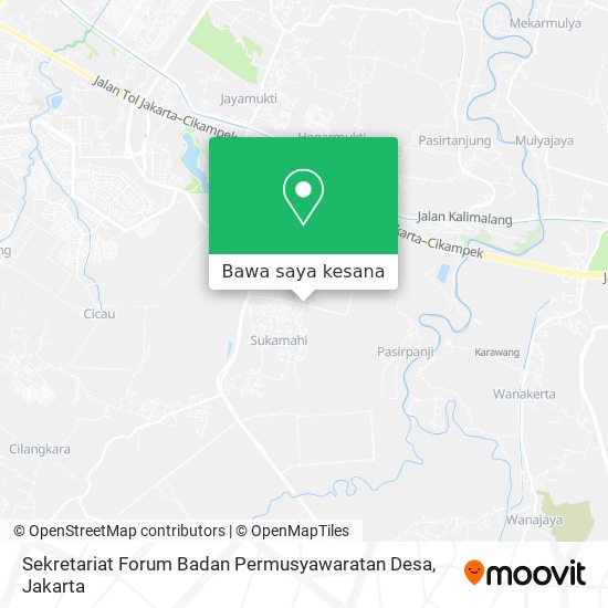 Peta Sekretariat Forum Badan Permusyawaratan Desa