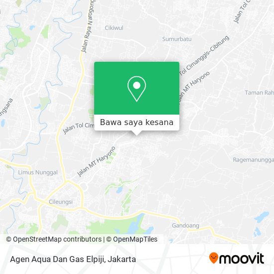 Peta Agen Aqua Dan Gas Elpiji