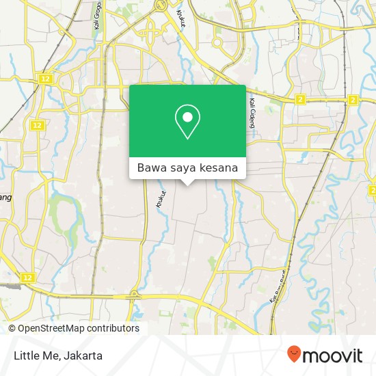 Peta Little Me, Jalan Kemang Selatan 1