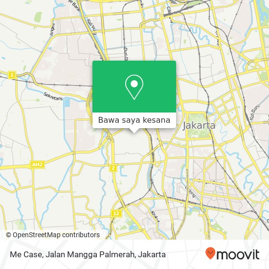Peta Me Case, Jalan Mangga Palmerah