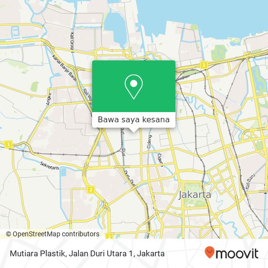 Peta Mutiara Plastik, Jalan Duri Utara 1