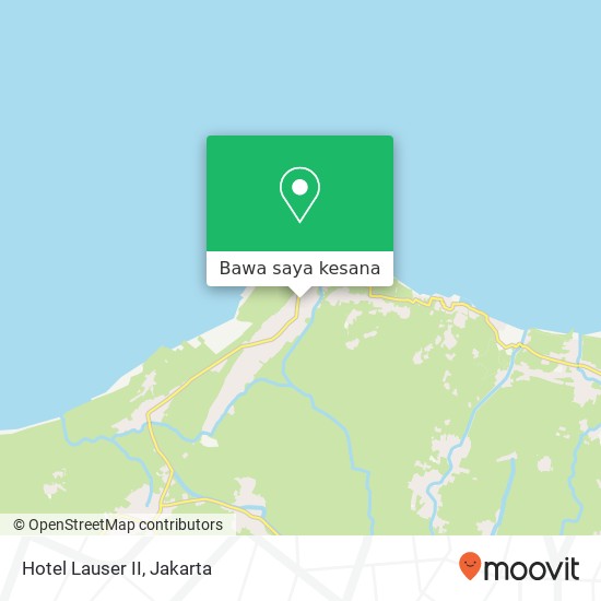 Peta Hotel Lauser II, Jalan Raya Tanjung Kait Mauk