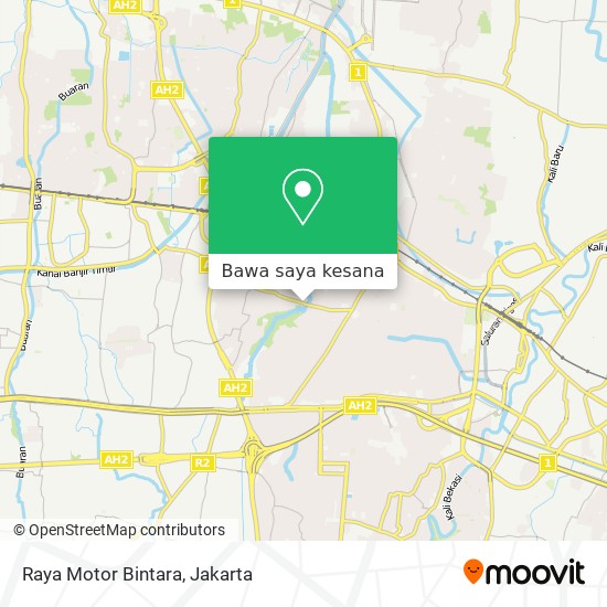 Peta Raya Motor Bintara