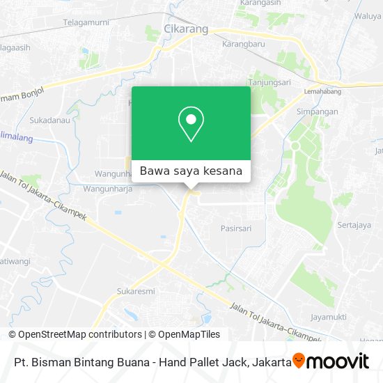 Peta Pt. Bisman Bintang Buana - Hand Pallet Jack
