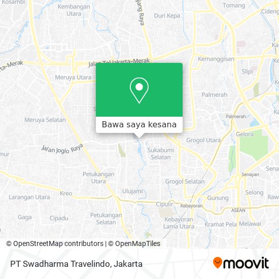 Peta PT Swadharma Travelindo