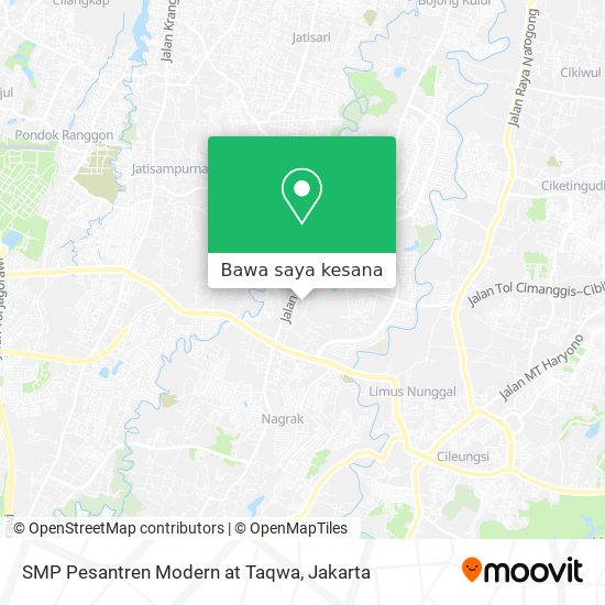 Peta SMP Pesantren Modern at Taqwa