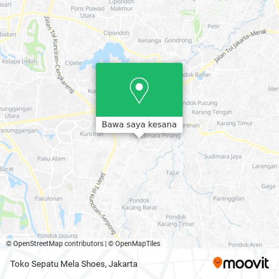 Peta Toko Sepatu Mela Shoes