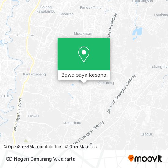 Peta SD Negeri Cimuning V