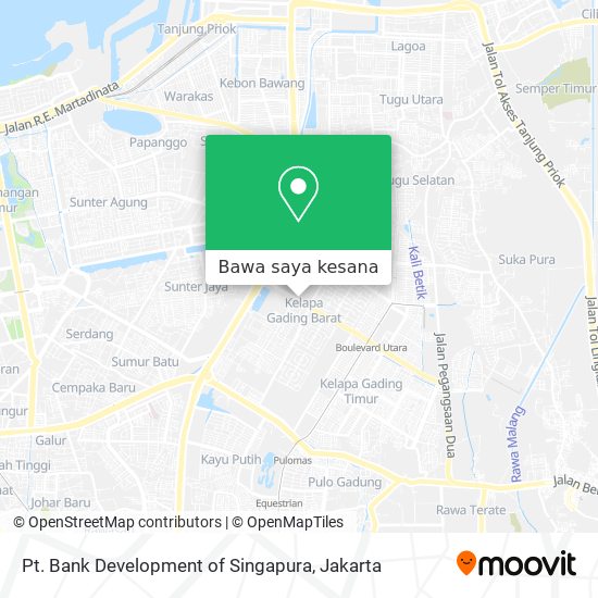 Peta Pt. Bank Development of Singapura