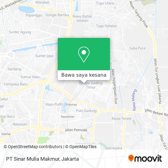 Peta PT Sinar Mulia Makmur