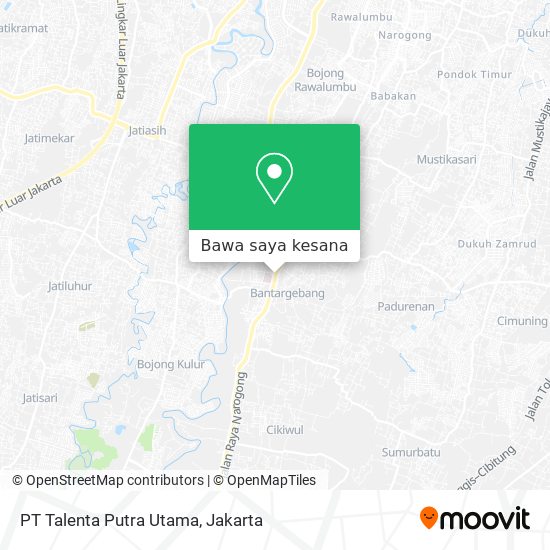 Peta PT Talenta Putra Utama