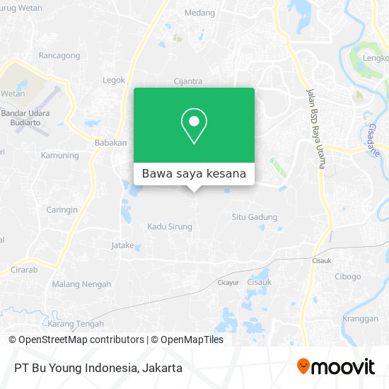 Peta PT Bu Young Indonesia