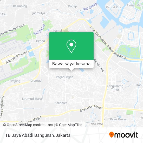 Peta TB Jaya Abadi Bangunan