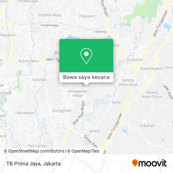 Peta TB Prima Jaya