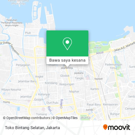 Peta Toko Bintang Selatan