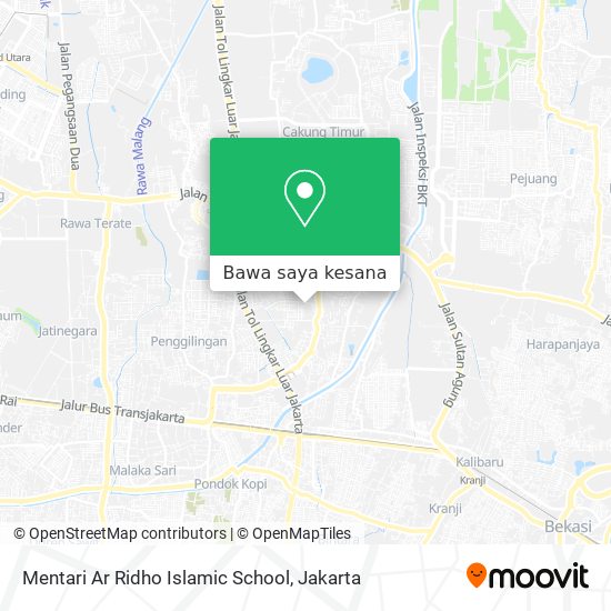Peta Mentari Ar Ridho Islamic School