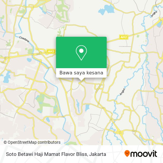 Peta Soto Betawi Haji Mamat Flavor Bliss