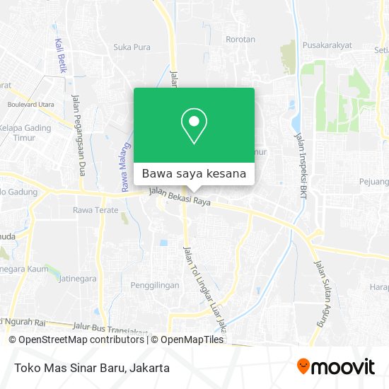Peta Toko Mas Sinar Baru