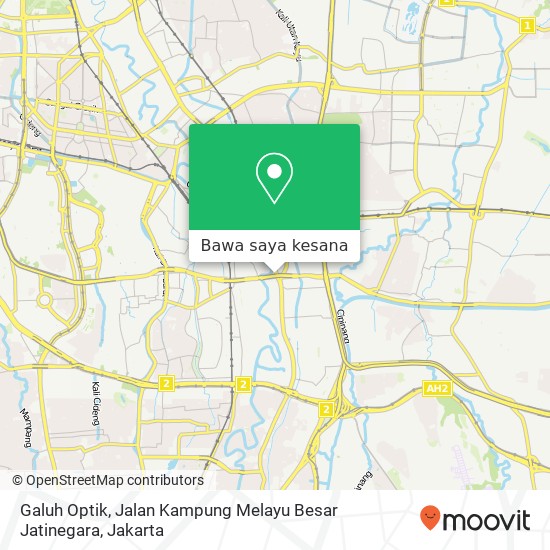 Peta Galuh Optik, Jalan Kampung Melayu Besar Jatinegara